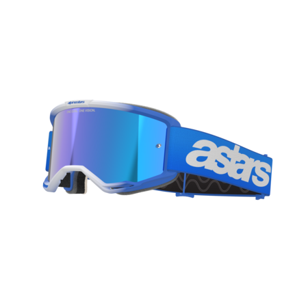 Alpinestars Vision 5 Blaze Goggles (Blue Mirror Lens) - Blue