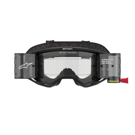 Alpinestars Vision 8 Corp Roll-Off Goggles (Clear Lens) - Black