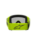 Alpinestars Vision 3 Wordmark Goggles Flou Yellow Mirror Silver