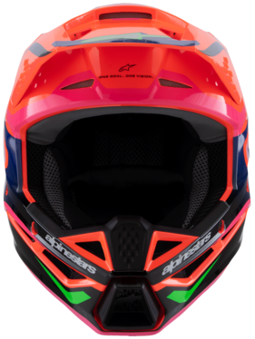 Alpinestars Youth Supertech M3 Deegan Helmet - Orange/Purple/Pink ECE06