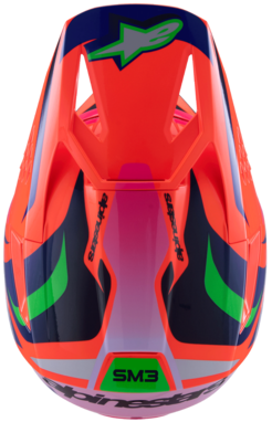 Alpinestars Youth Supertech M3 Deegan Helmet - Orange/Purple/Pink ECE06
