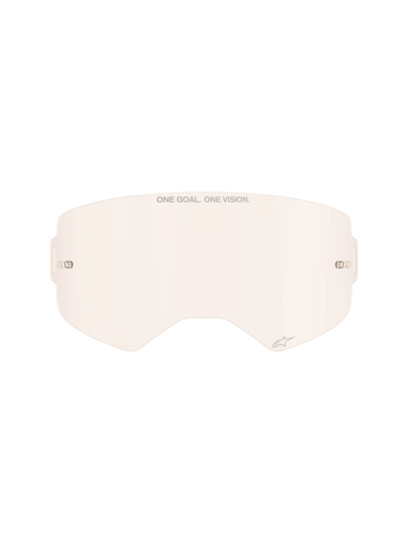 Alpinestars Supertech Replacement Goggle Lens Clear Light Afterburn