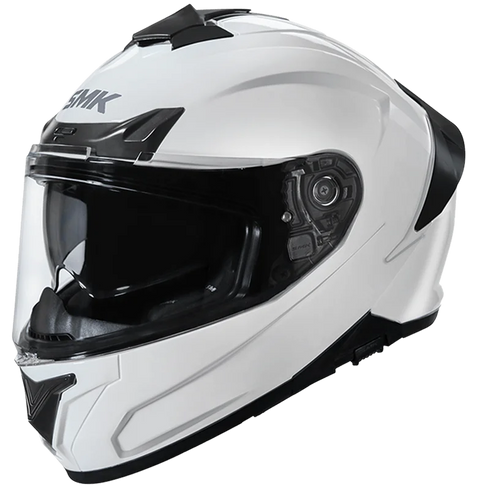 SMK Typhoon Solid Helmet - GL100 (White)
