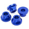 Zeta Racing Rubber Killer Solid Mount Kit - Kawasaki KX450F - Blue