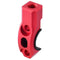 Zeta Racing Rotating Bar Clamp with 10mm Mirror Holder - Red