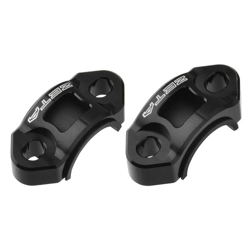 Zeta Racing Rotating Bar Clamp Set - Brake & Clutch - Black