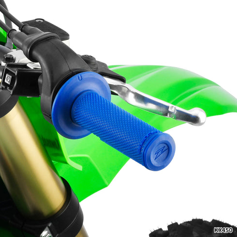 Zeta Racing Open End Dirt Grip - Blue