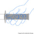 Zeta Racing Open End Dirt Grip - Blue