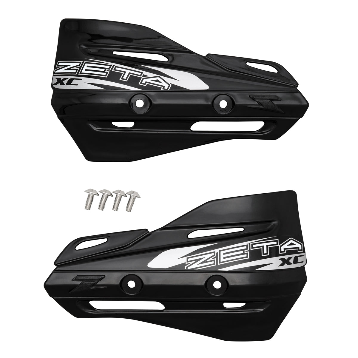 防具 BLACK Zeta Armor Hand Guard XC Kit - Black/Black – Bike Kings