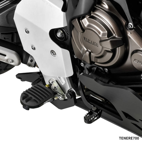 Zeta Adventure Foot Pegs Tenere 700 Black