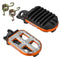 Zeta Racing Adventure Footpegs - KTM - Orange