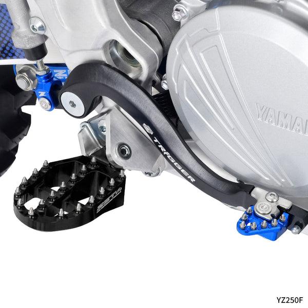 Zeta Racing Aluminium Footpegs - Yamaha YZ 2023+ - Black