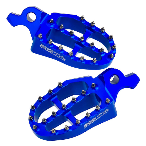 Zeta Racing Aluminium Footpegs - Yamaha YZ 2023+ - Blue