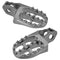 Zeta Racing Aluminium Footpegs - Stark Varg - Titanium Colour