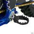 Zeta Racing Max Steel Footpegs 2-Stroke - Yamaha YZ - Black