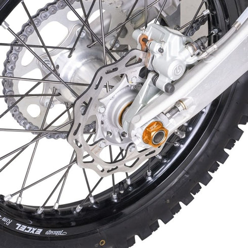 Zeta M22X33-P1.5 H17 KTM/Husqvarna Axle Nut - Orange