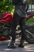 Oxford Ladies Super Jegging 3.0 Reinforced Stretch Denim Jeans - Black (Regular) — Motorcycle Gear (image 11 of 13)