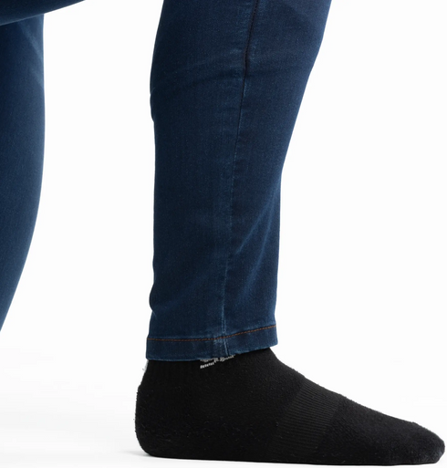 Oxford Ladies Super Jegging 3.0 Reinforced Stretch Denim Jeans - Indigo Blue (Regular) — Motorcycle Gear (image 8 of 13)