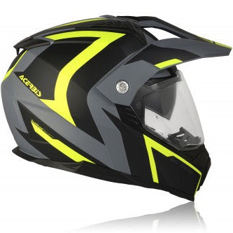 Acerbis Flip-Up FS-606 - Black/Grey/Yellow — Motorcycle Helmets (image 3 of 6)
