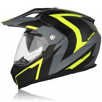 Acerbis Flip-Up FS-606 - Black/Grey/Yellow — Motorcycle Helmets (image 5 of 6)