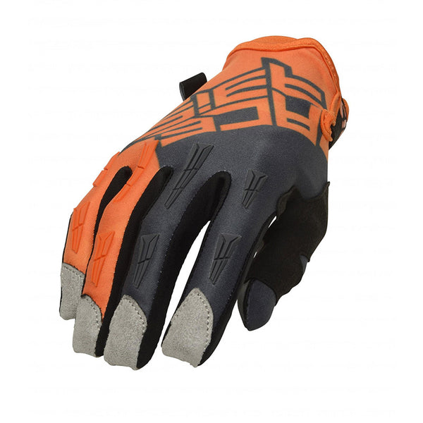 Acerbis MX X-H Gloves - Orange/Grey