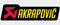 Akrapovic Vertical Heat resisted sticker 120mm