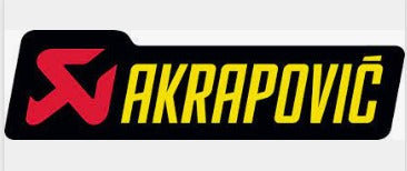 Akrapovic Vertical Heat Resistant Sticker - 150mm