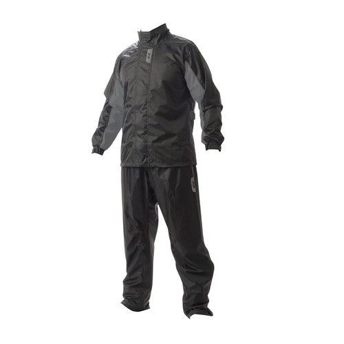 GIVI Rider Tech Rain Suit - Black/Grey