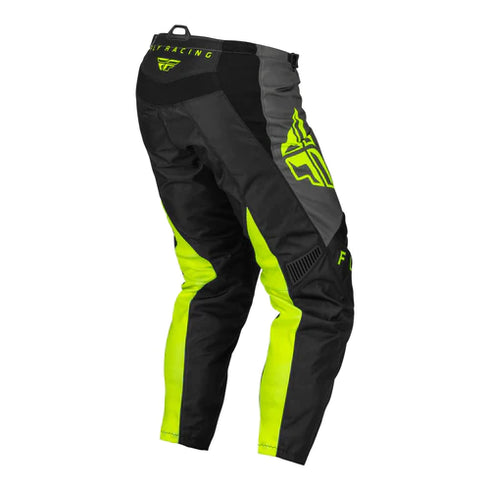 Fly Racing 2023 F-16 Motocross Pants - Black/Grey/Hi-Viz Yellow