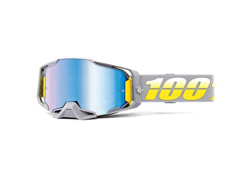 100% Armega Complex Blue Goggles-Mirror Lens
