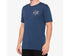 100% Scripter Short-Sleeve T-Shirt - Slate Blue