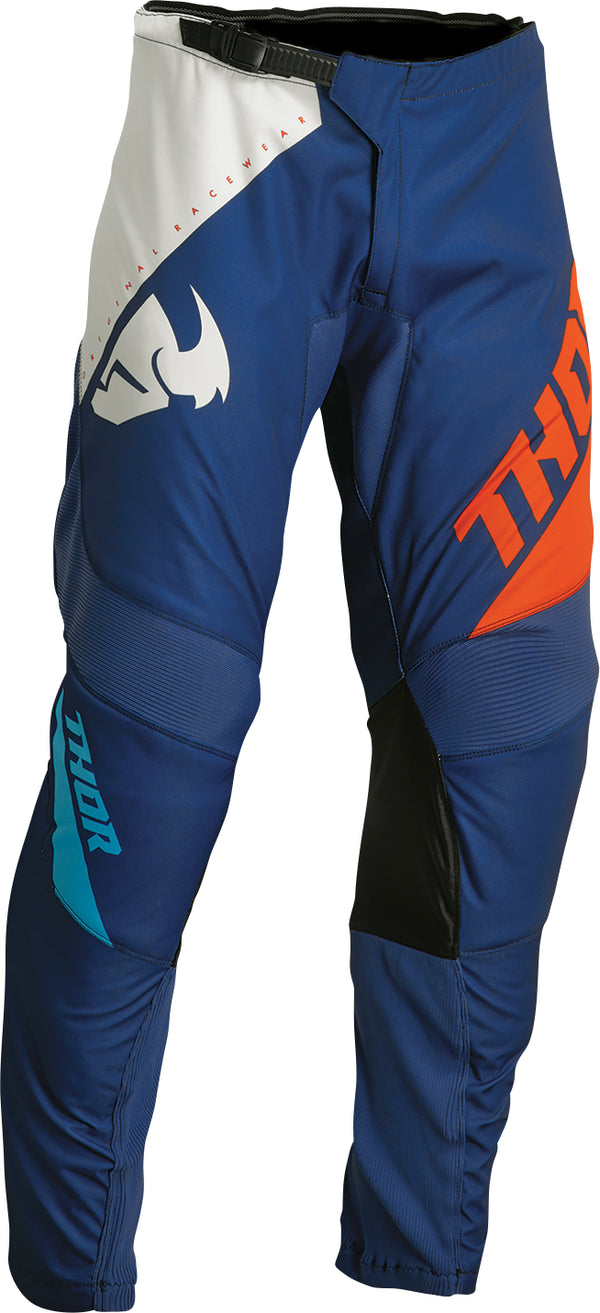 Thor 2023 Youth Sector Pants - Navy/Orange