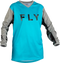 Fly Racing 2023 Ladies F-16 Jersey - Sky Blue/Grey