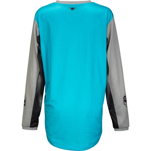Fly Racing 2023 Ladies F-16 Jersey - Sky Blue/Grey