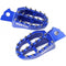 Zeta Aluminium Foot Pegs Yamaha YZF 250/450, YZ 125/250 - Blue