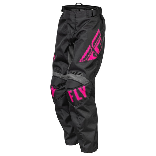 Fly Racing 2023 Youth F-16 Motocross Pants - Black/Pink