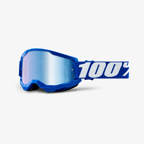 100% Strata 2 Goggle Blue - Blue Mirror Lens
