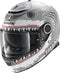 Shark Spartan Lorenzo Helmet - Grey/White Matt SWA