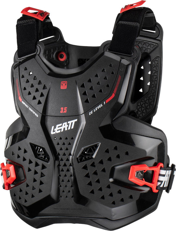 Leatt 3.5 Junior Chest Protector - Black/Red