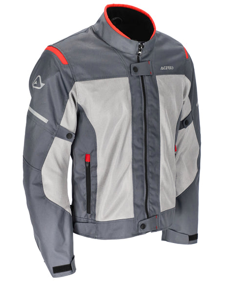 Acerbis CE Ramsey My Vented 2.0 Jacket - Grey/Red
