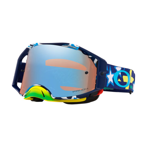 Oakley Airbrake MX Blue Banner TLD with Prizm Sapphire Lens