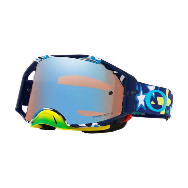 Oakley Airbrake MX Blue Banner TLD with Prizm Sapphire Lens