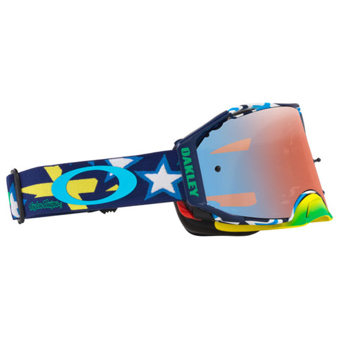Oakley Airbrake MX Blue Banner TLD with Prizm Sapphire Lens