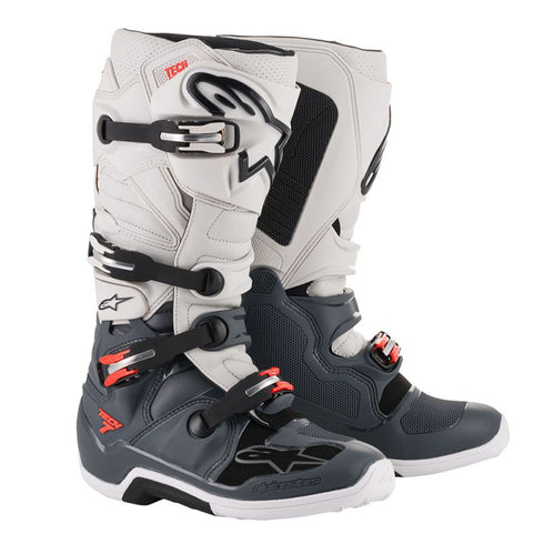 Alpinestars Tech 7 Boots - Dark Grey/Red