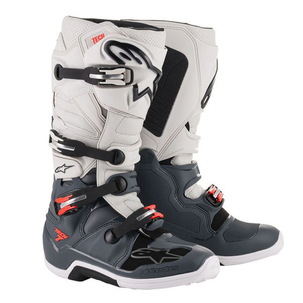 Alpinestars Tech 7 Boots - Dark Grey/Red