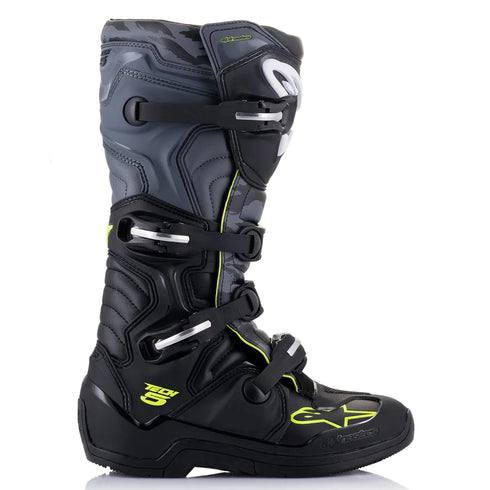 Alpinestars Tech 5 Boots - Black/Grey/Yellow