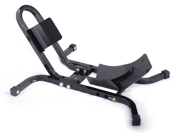 Sumo-Moto SMI3015-CV Steel Motorcycle Wheel Chock - 17"-21" Wheels