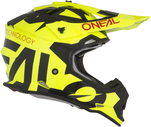 O'Neal Youth 2 Series Slick Helmet - Neon Yellow/Black