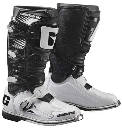 Gaerne SG-10 Motocross Boots - Black/White