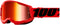 100% Strata 2 Goggles - Red (Mirror Red Lenses)